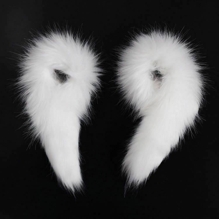 Fox Cosplay Anal Butt Plug Tail Nipple Clamps Ears Set  Pet Play