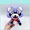 Adorable Indigo Park Plush Purple Raccoon With Soft Short Plush Material