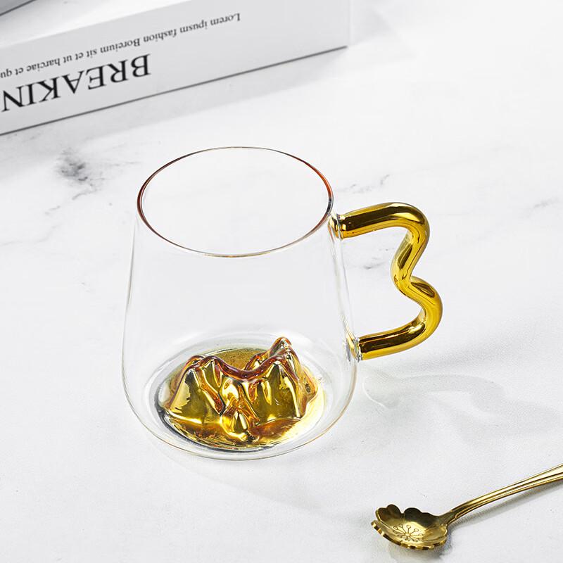 Dairui'en M-Handle Mountain View Glass Cup