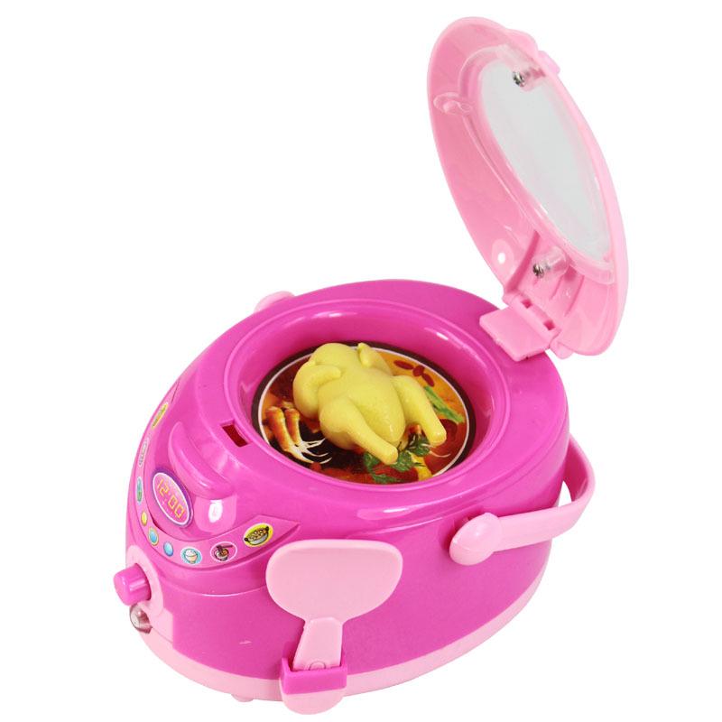 Children's Pretend Play Kitchen & Home Appliance Set: Electronic Scale, Meat Grinder, Hair Dryer.