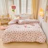 All-Season Cute Cartoon Print Comforter Adults Children Thick Warm Winter Quilts Single Double Size Soy Fiber Soft Quilt for Bed