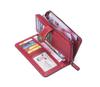 Women's Retro Oil Wax Leather Long Wallet - Hollowed-out Design, Multi-functional, Large Capacity Phone Bag