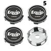 4PCS OD 60MM / ID 56MM Cap For Rims WORK EMOTION EQUIP MEISTER VS Emblem Wheel Center Cap Sport Car Logo Wheel Cover Hub Caps