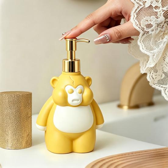 250ml Hand Sanitizer Dispensing Bottle Orangutan Design Liquid Soap Bottle Large