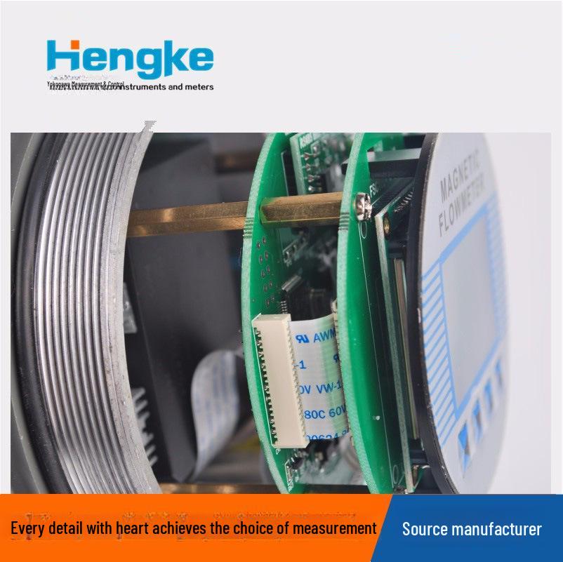 Smart Electromagnetic Flowmeter for Industrial Sewage and Sulfuric Acid Slurry