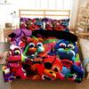 Dark Game 3D Printed Quilt Cover Kids Gift Bedding Set Quilt Cover Pillowcase 3 Pieces 100% Polyester Machine Washable