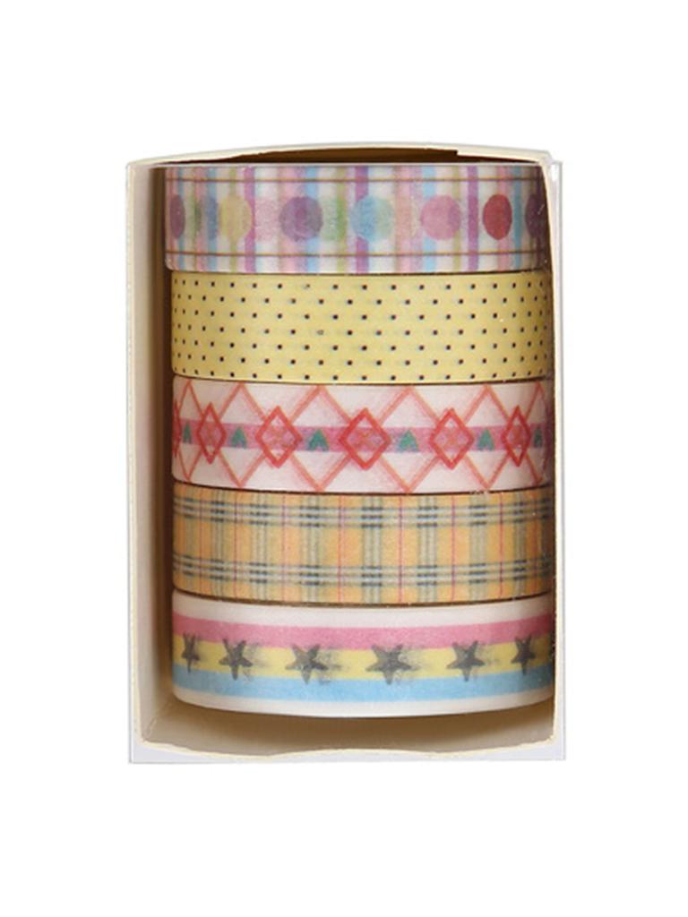 5 Rolls/Box, Of Various Styles Of Washi Tape, Masking Tape For Art Design And Diy Handicrafts, School Supplies, Birthday Gifts