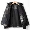 2025 Autumn Genuine Leather Men's Cowhide Waxed Jacket Business Outerwear