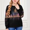 Christmas Day Sweatshirts For Children Boys And Girls Knit Sweater Cute Shirt Fall Crewneck Pullover Tops
