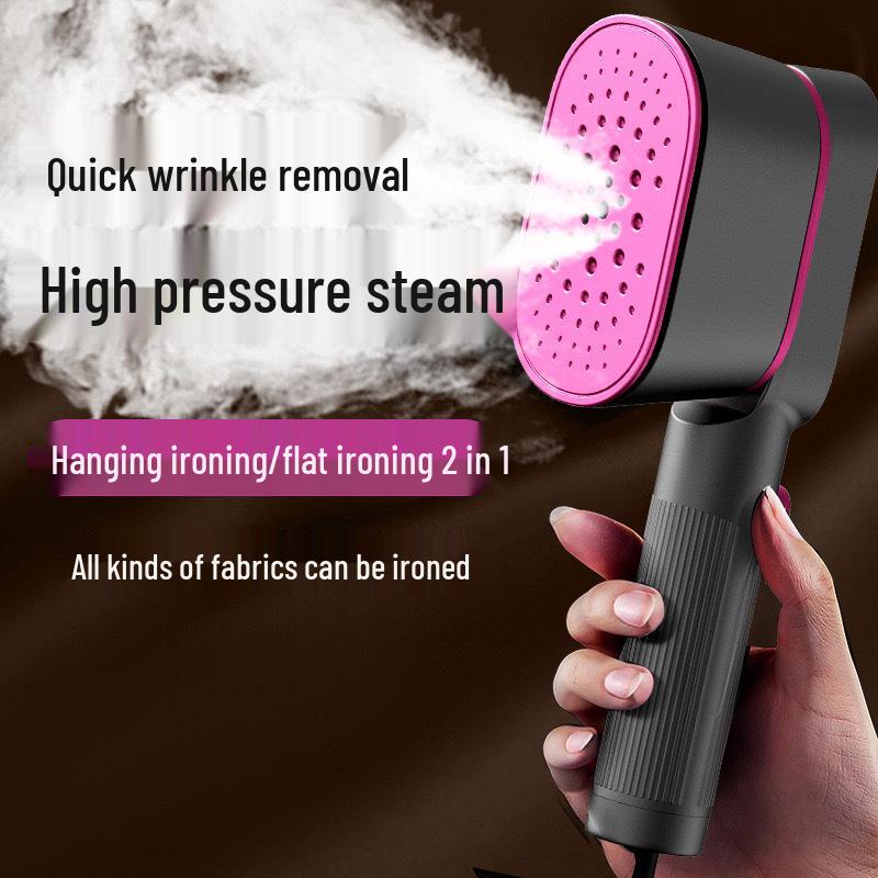 Compact Dual-Use Handheld Garment Steamer & Iron for Dry/Wet Use - Portable Electric Clothes Steamer