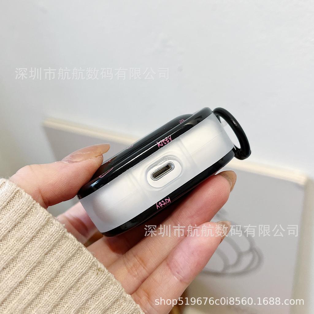 Popular Korean Cartoon Polka Dot Kitten AirPods 1 Generation Earphone Case 1st Generation 1st Generation Pro Bluetooth Protective Case