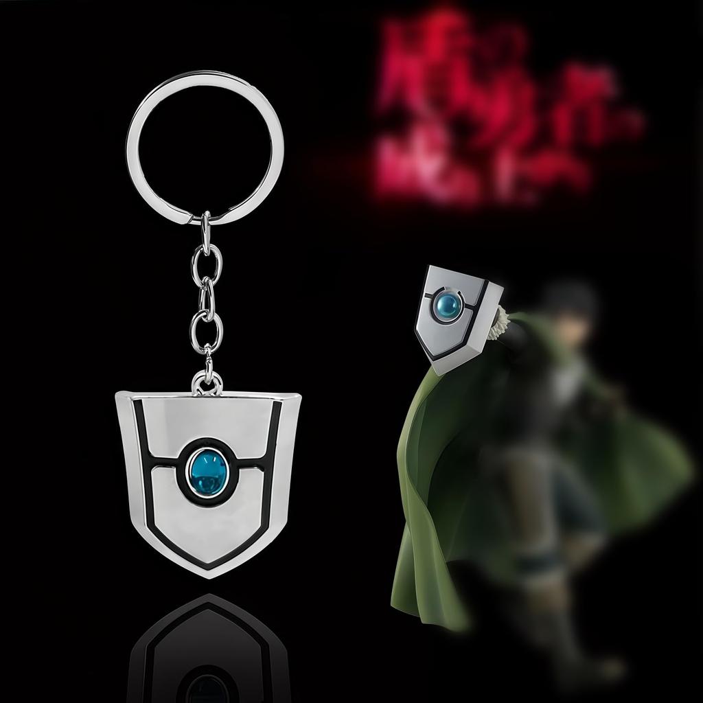 The Rising of the Shield Hero Naofumi Iwatani Schild Schlüsselanhänger Requisit Ausrüstung Cosplay Zubehör Artikel für Fotografie Souvenir Geschenk [Sizuuenn]
