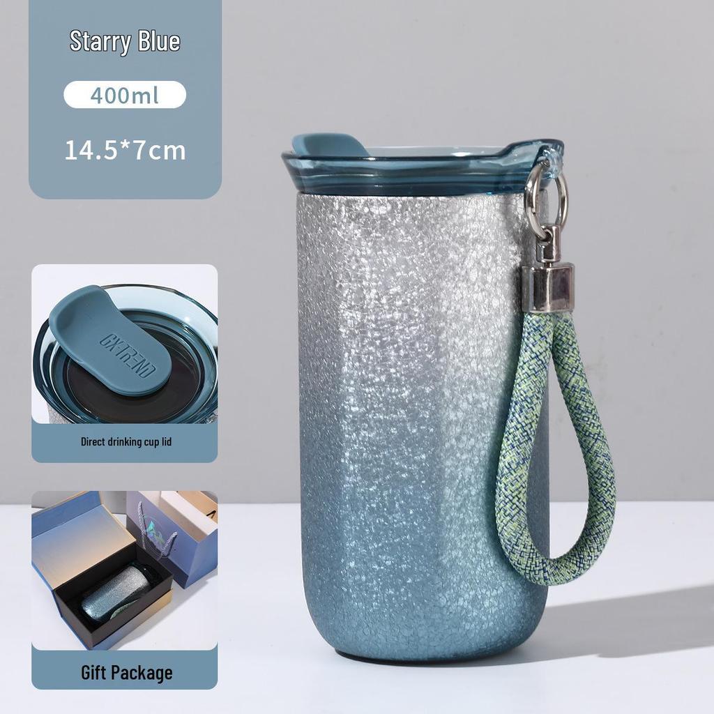 Titanium Plated 316 Stainless Steel Insulated Cup - Portable Pocket Gift Cup for Men and Women