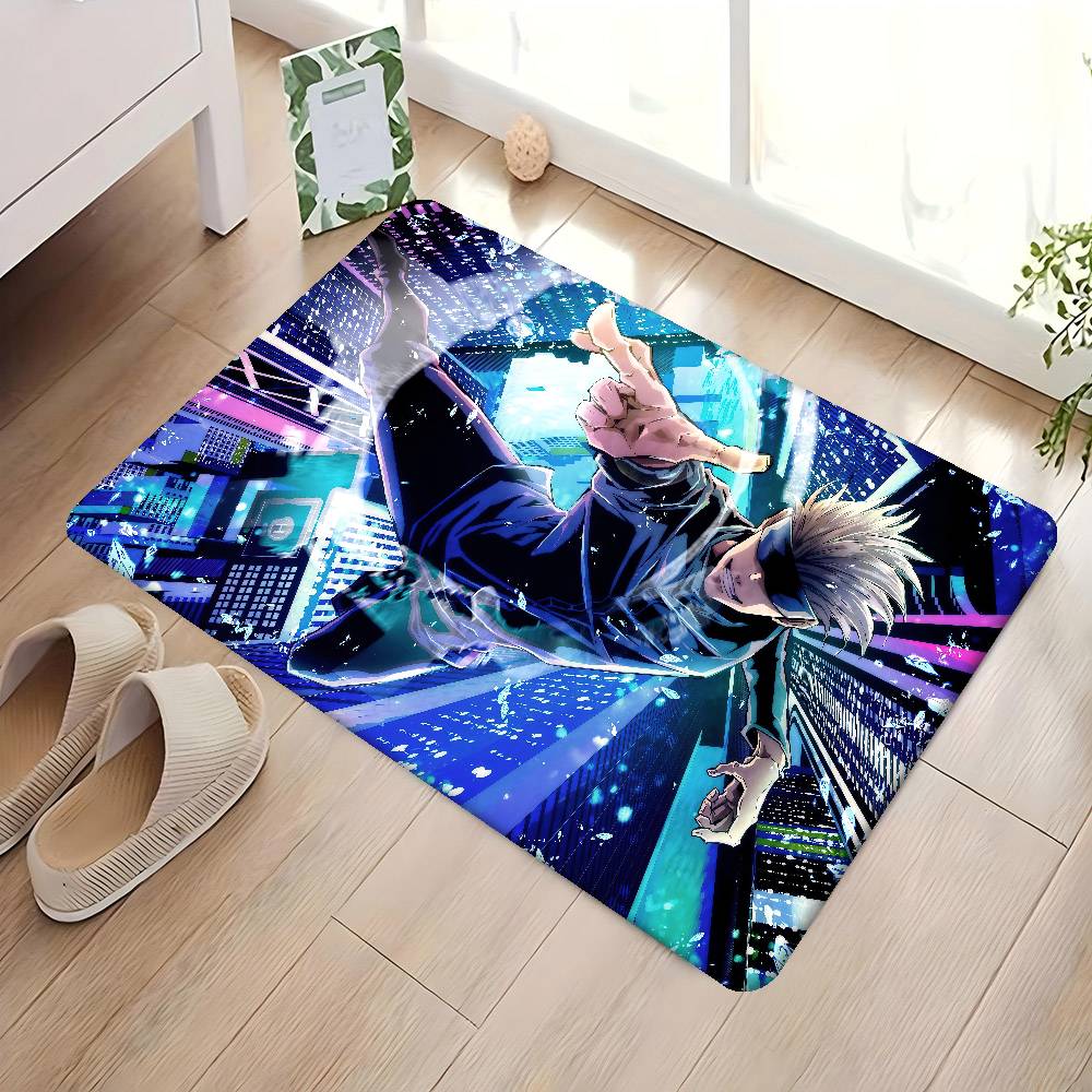 Jujutsu Kaisen Satoru Gojo Hallway Carpet Washable Non-Slip Living Room Sofa Chairs Area Mat Kitchen Doormat Area Rug