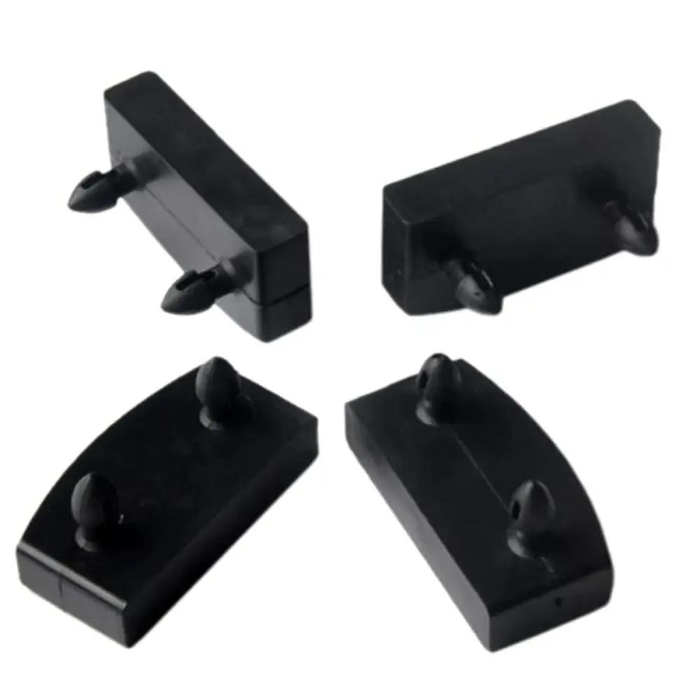 20pcs Replacement Bed Slat Holders Caps Plastic Black Bed Slats Connector Square Convenient Sofa End Caps Holder Sofa