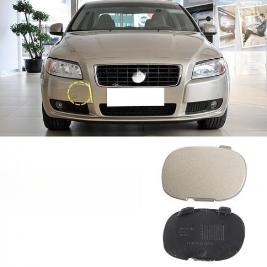 Painted Car Front Bumper Tow Hook Cap for Volvo S80 2007 - 2012 Towing Eye Cover