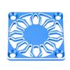 2 Pcs 30x30mm Cooling Fan Cover Lightweight Engine Cooling Fan Cover  Cooling Projects