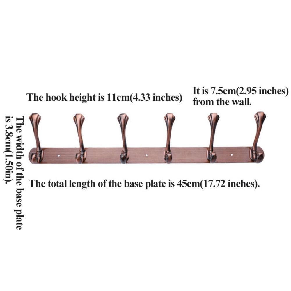 Stainless Steel Wall Hooks High Capacity Chrome Finish Towel Hook Gold Finish Brass Construction Clothes Hook