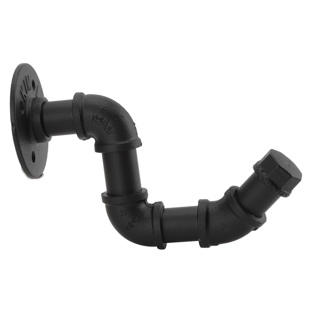 Hanging Clothes Hook Retro Water Pipe Designed Iron Wall Mounted Clothes Hanger for Home Display