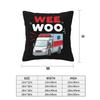 Wee Woo Ambulance Paramedic Emergency Medic Gift 2 Pcs Square Pillowcase Pillow Cover Cushion Throw Pillow For Home Bedroom