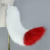 Fluffy Fox Ear Tail Set Cosplay Party Costume Soft Plush Animal Headband Accessory Unisex Sweet Style