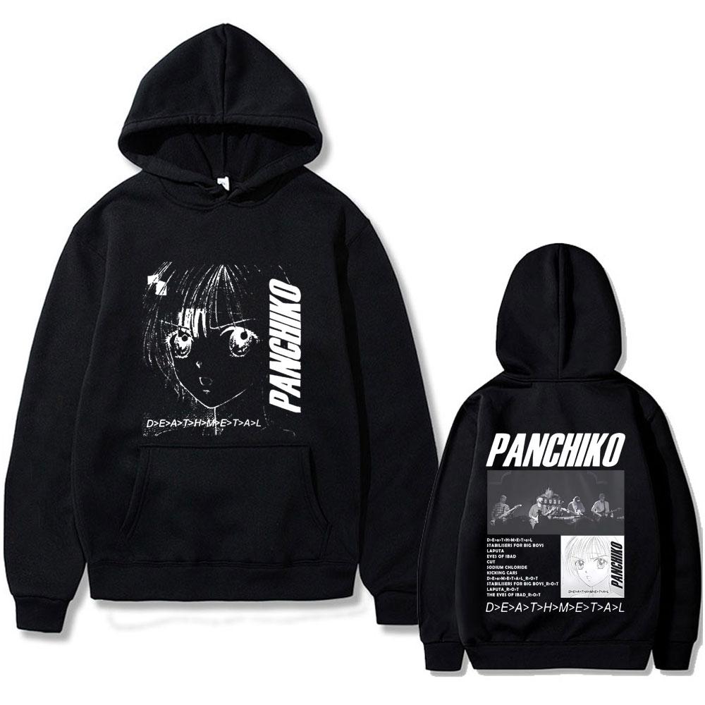 Rock Band Panchiko Album Graphic Hoodie Women Gothic Vintage Oversized Sweatshirt  Women Fleece Hoodies