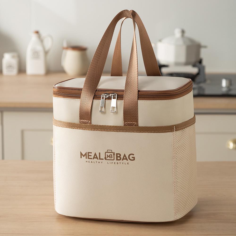 Insulated Waterproof Bento Lunch Bag for Work & School