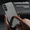 For Samsung M55 5G Case M556B 6.7" Car Holder Magnetic Leather Texture Phone Cases for Samsung Galaxy M15 5G M156B 6.5" Cover