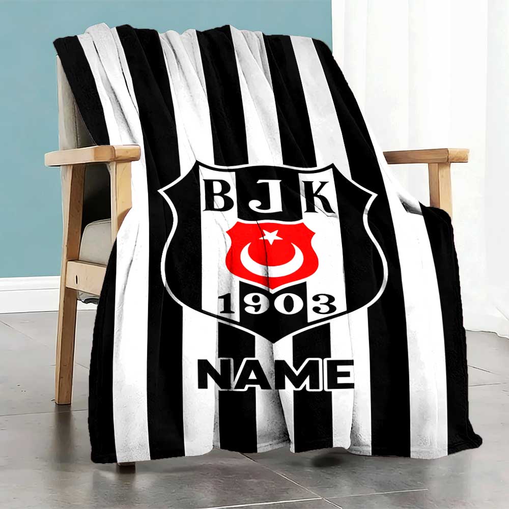 Ikta Crest Legacy Customize Your Name Blanket Throw Customizable Blanket Soft Warm Cozy Perfect for Office Chair Chair Office Bedding for All Occasion