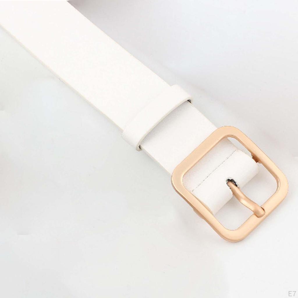 Female Ladies , with Square Buckle, Fashion Vintage Waist for Coat Dress Blouse Decorative