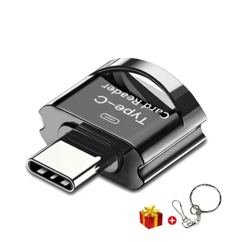 

USB C Adapter For Memory Card Micro Mini SD Card Adapter High-Speed Data Transfer TF Card Reader For