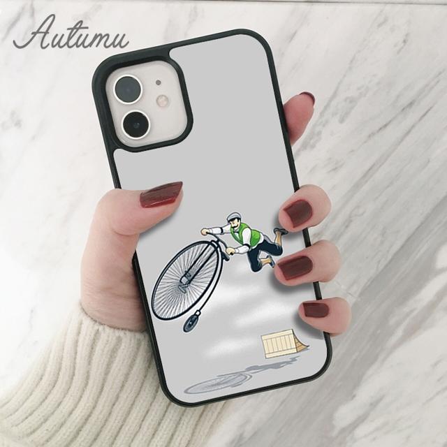 BIKE CYCLING Phone Case for iPhone 11 12 13 14 Pro Max Mini X XR XS SE 2020 5 6S 7 8 Plus Samsung Galaxy S21 S22 Cover Shell