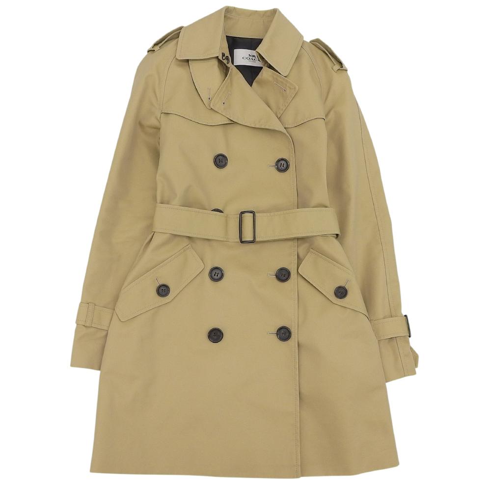 Coach Women's Beige Trench Coat XXS F86052 Coat XXS beigeUsed