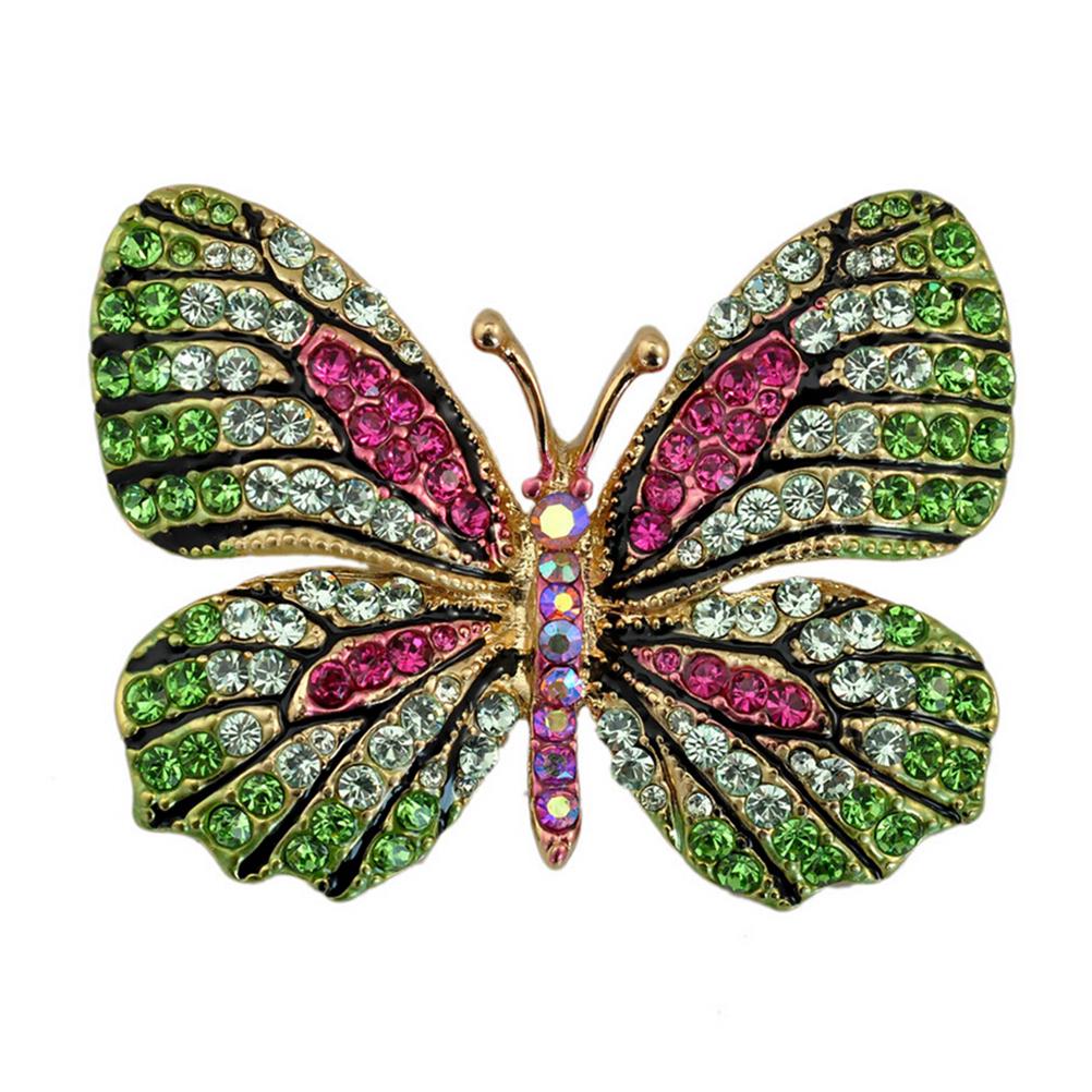 Colorful Rhinestone Butterfly Brooches Pin купить недорого — выгодные ...