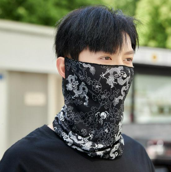 Anti-Burn Ice Silk Welding Headgear: Sweat-Absorbing Full Face & Neck Protection