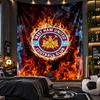 Wandbehang Tapisserie West Ham United Fußball Druck Tuch für Wohnzimmer Schlafzimmer Heimdekoration