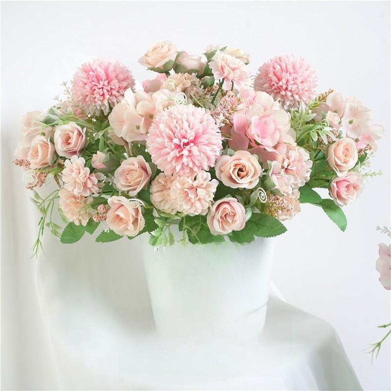 Dendranthema Artificial Morifolium Rose Wedding Celebrations Supplies Interior