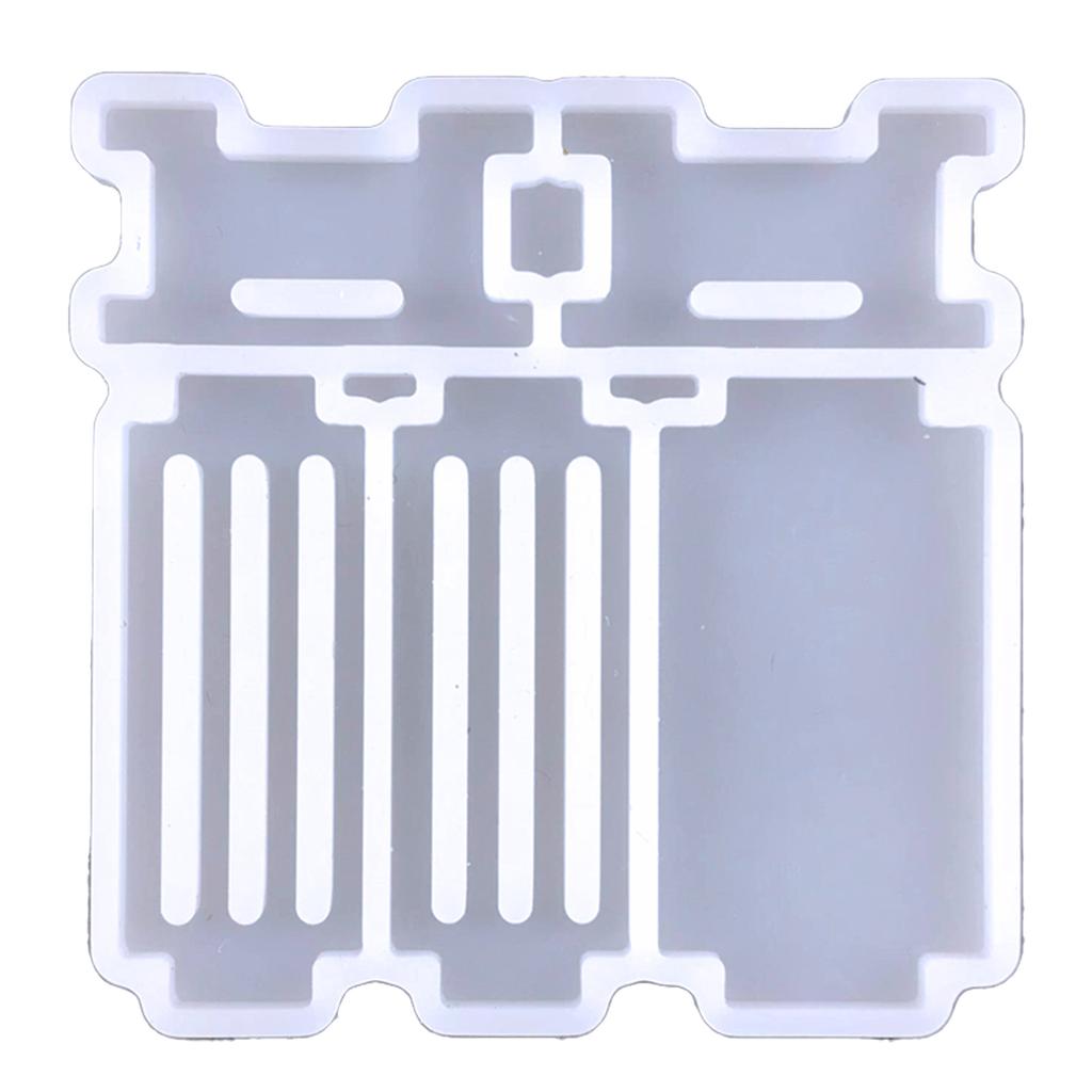 Epoxy Crystal Valentines Day Geometric Splicing Storage Box Mold Silicone Resin Mold for DIY Craft Jewelry Storage