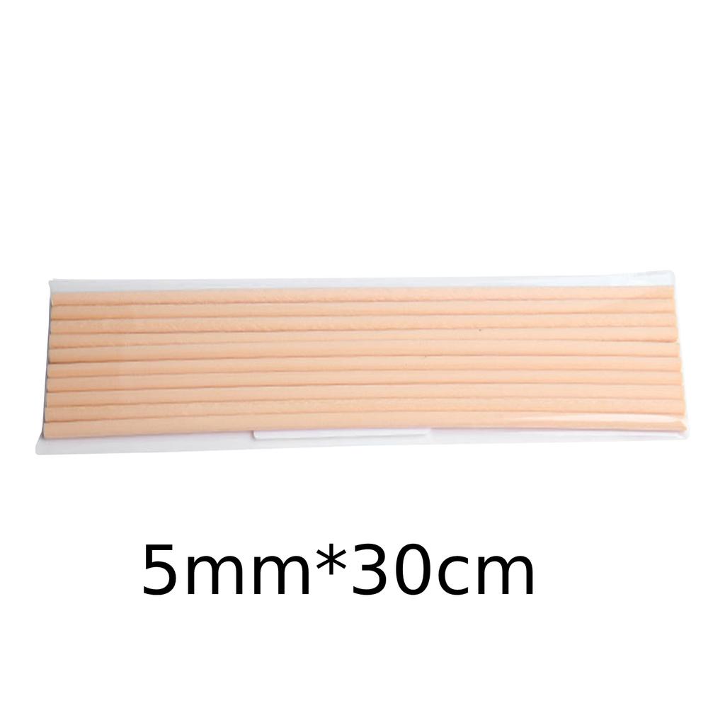 10Pcs Reed Diffuser Sticks Essential Oil Diffuser Stick Refill 30cm Fiber Reed Diffuser Replacement Refill Stick for Bedroom Hom