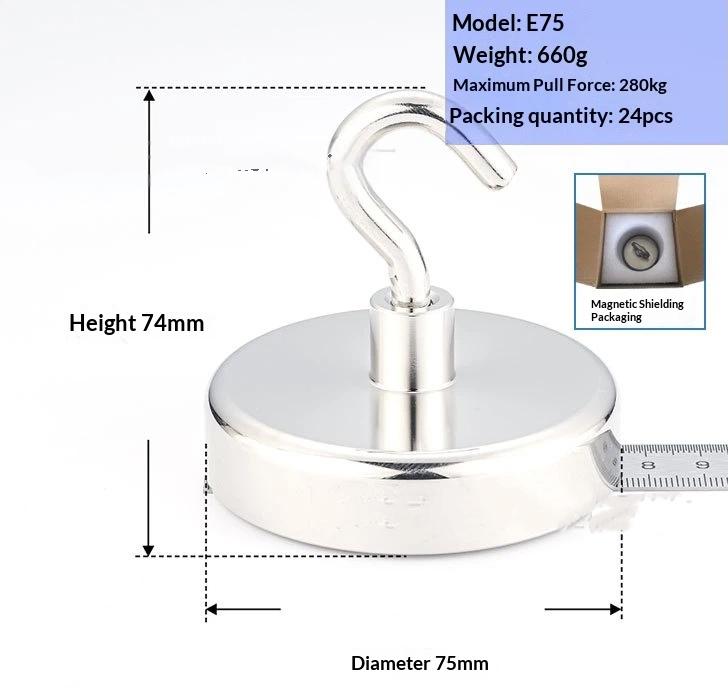 Magnetic Hooks Strong Grip Premium Electroplated Finish No Drill Hooks for Kids Room Toy Hanging Wall Decor Organizer Supplies