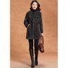 Kebeier Women's Elegant Thickened Faux Fur Mid-length Coat