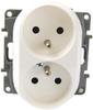 Legrand Niloe White - Double Socket (+0) for Frame