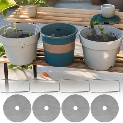 Plant Pot Grid Cuttable Planter Mesh From Animals Soil Protector Covers For Outdoor Flower Garden Bonsai Orchid Tomato
