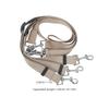 3-in-1 Adjustable Dog Leash for 3 Dogs Heavy Duty Nylon Multi Pet Leash Tangle-Free Walking Running Outdoor Compact Portable