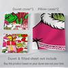 3Pcs Christmas Grinch Party Bedding Sets For All Sizes New 3D Printed Bed Cover Comforter Duvet Cover Pillowcase Bedroom Decoration