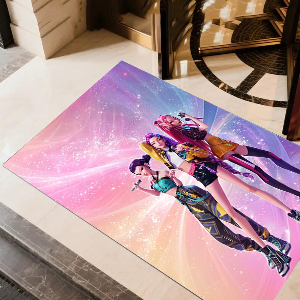 Future Fashion Warriors Area Rug Suitable for Bedrooms Foyer Dining Room Decorate Room Anti-slip Rug Decorate Offices