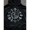 STREETRICH Y2K Gothic Unisex Hoodie Casual Chic Fashion Loose Fit Letter Print Basic Cardigan Sweatshirt Rock Punk Hip Hop Retro Streetwear