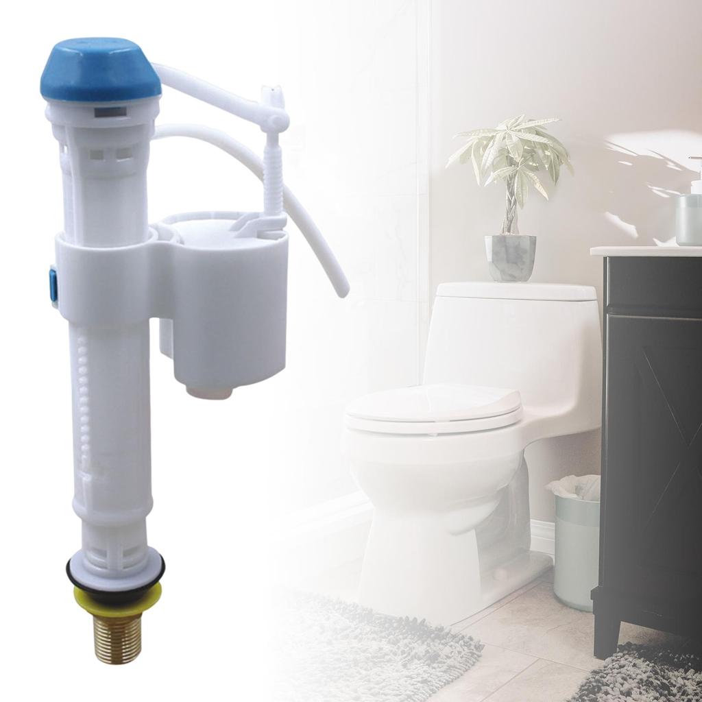 Silent Toilet Fill Valve Toilet Tank Bottom Entry Inlet Flush Valve Toilet Flush Valves Water Drainage Valve for Toilet Bathroom