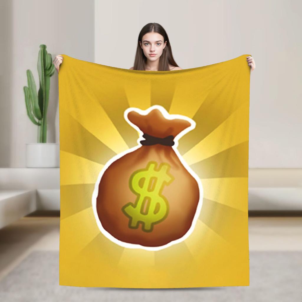 Wobbly Life Sandbox Spieldecke Cartoon Lustig Flanell Neuheit Warme Überwurfdecken für Tagesdecke Dekoration Outdoor