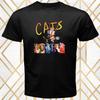 CATS Muzikál Broadway Film Pánské Černé Tričko Velikost S 3XL